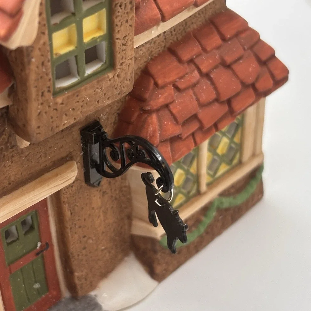 Dept 56 Dickens Village The Chop Shop 58331 Vintage Retired 1995 Box Light EX